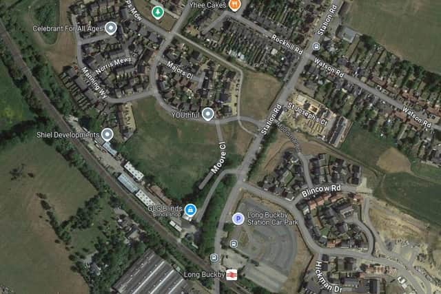 The development is set to be built on the vacant bit of land around Moore Close, opposite the railway station.