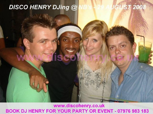 Nostalgic pictures from a night out at NB's