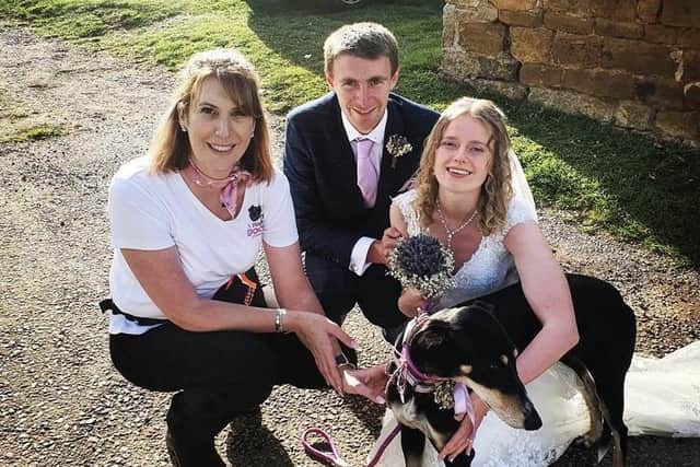 Founder Jules (pictured left) has worked with dogs since she was 11 and saw a gap in the market after hearing many people have to miss out on weddings to look after dogs – as well as the pooch missing out on the big day.