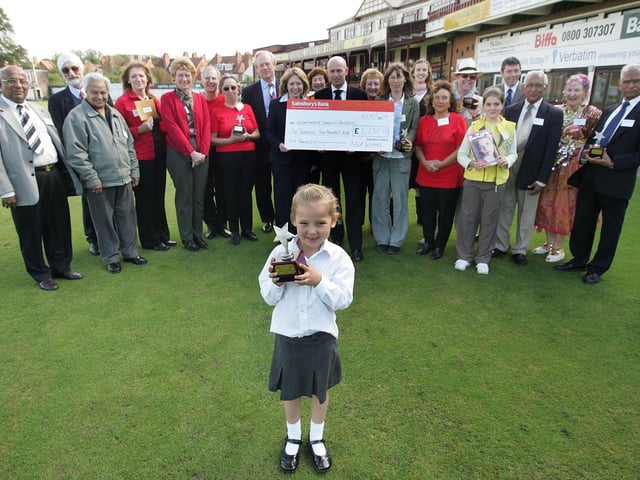 Community award winners at Northampton County Cricket ground