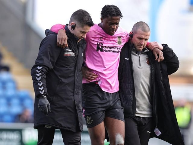 He made a strong, confident start to the game but his afternoon lasted only 36 minutes after a heavy collision on halfway. He's having a very frustrating season and this latest injury does not look a good one. He could barely walk off... 6.5
