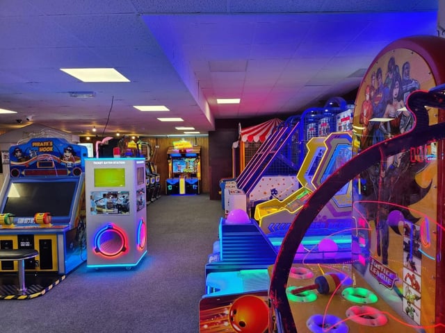The gaming arcade at Billing Aquadrome