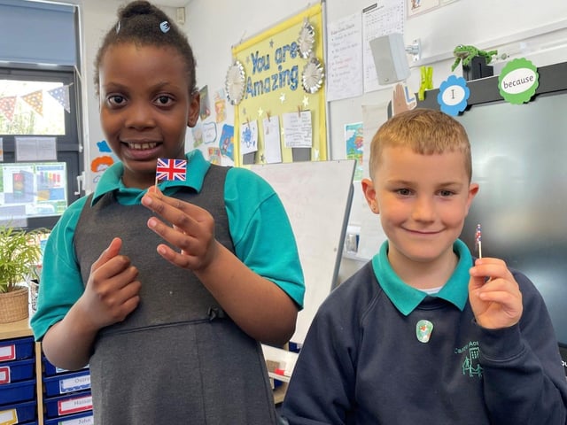 Pupils at Castle Academy enjoyed ‘street parties’ as part of their celebrations for the King’s Coronation.