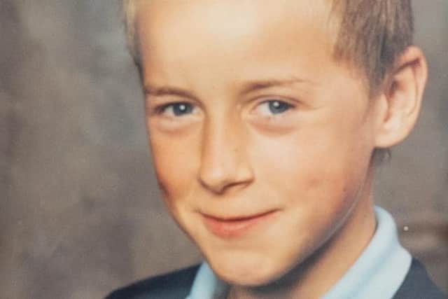 Shane Fox when he was a pupil at Weavers Academy. Image: The Fox family