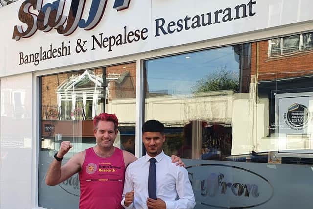 Sean Connolly at Saffron Restaurant