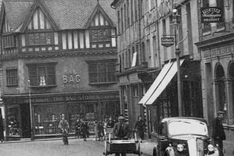 Sheep Street looking towards Bradshaw Street. Circa 1950s.