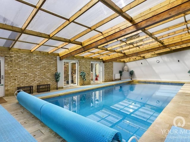 13 bedrooms, a swimming pool, a gym and gardens in this period home.
