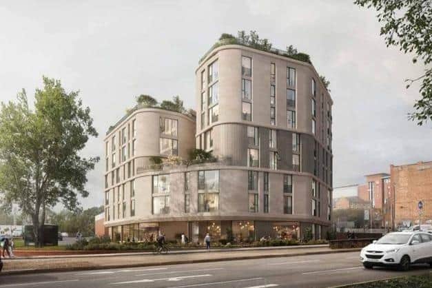 Here's an artist's impression of what the building will look
