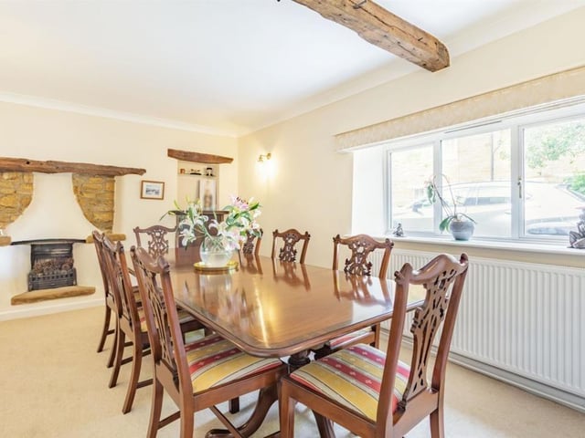 The property has plenty of entertaining space, plus traditional features throughout.