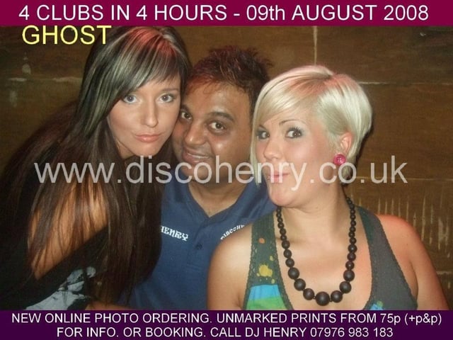 Nostalgic pictures from nights out at Ghost and Fever in August 2008