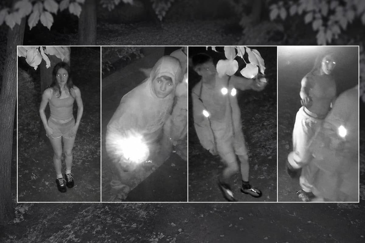 Videoüberwachungsaufruf nach Einbruch im Abington Park Café