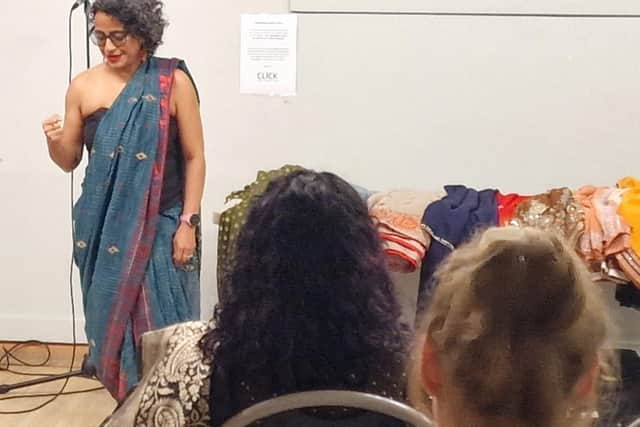 Poppy Jaman OBE leading the workshop