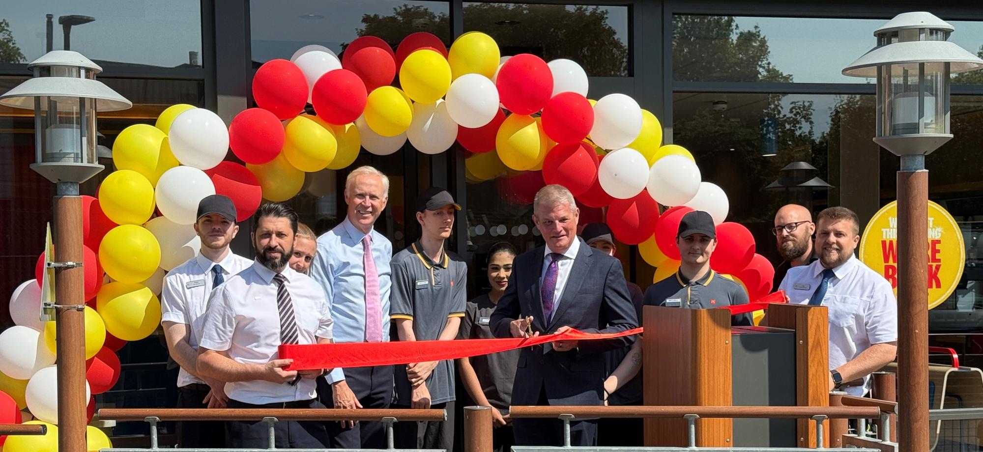 Daventry McDonald’s re-opens after getting makeover