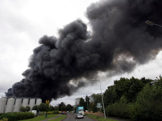 2008 - The fire at Brackmills Industrial Estate