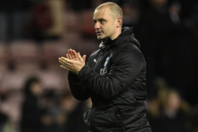 Wigan Athletic boss Shaun Maloney was delighted with his team's performance in the 1-1 draw against the Cobblers at Sixfields