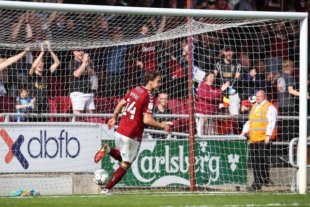 His best display in claret. Great composure to set up Hoskins for the opener and after missing three chances, he grabbed a deserved goal when anticipating a mistake in the visiting defence before rounding the goalkeeper. Wonderful vision and weight of pass to send Hoskins away for the third. He's not the finished article but there's so much to like... 9 CHRON STAR MAN