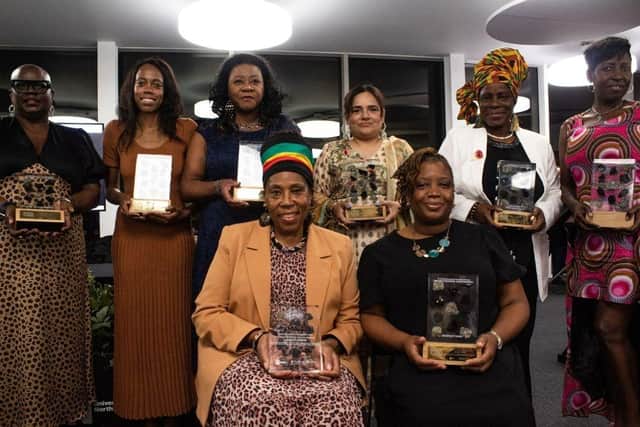Group picture of the Black in the Ivory Awards winners. Photo by n_j_d_photography on Instagram.