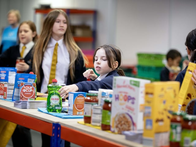 70 bags of food were packed by the 11 hardworking students, who learnt the importance of showing kindness and empathy to the community.