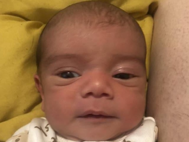 Charlie Dean born on January 3 at Northampton General Hospital.