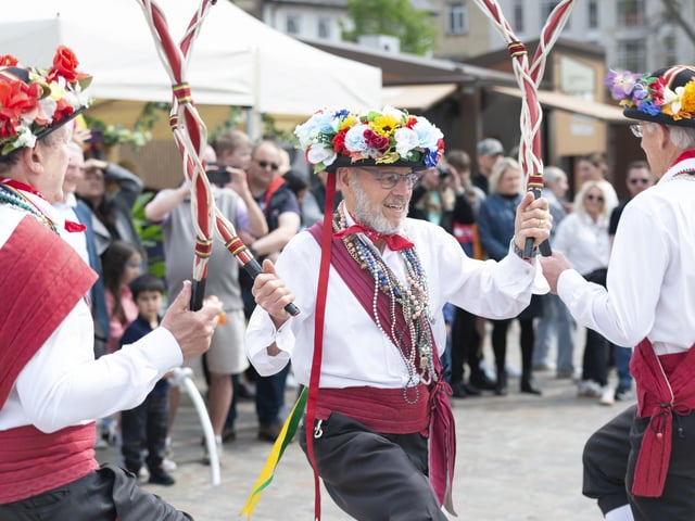 Northampton Town Council hosted a free St George's Day event on the Market Square on April 26, which included many family-friendly, fun activities.