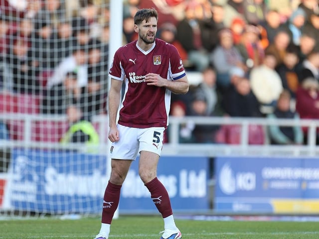 It was a lovely moment when he headed in his first goal since returning from almost a year out with injury. Unfortunately it counted for little in the end. Contained Onyedinma better than most but Boyd-Munce's cross was just out of his reach for the winning goal... 7