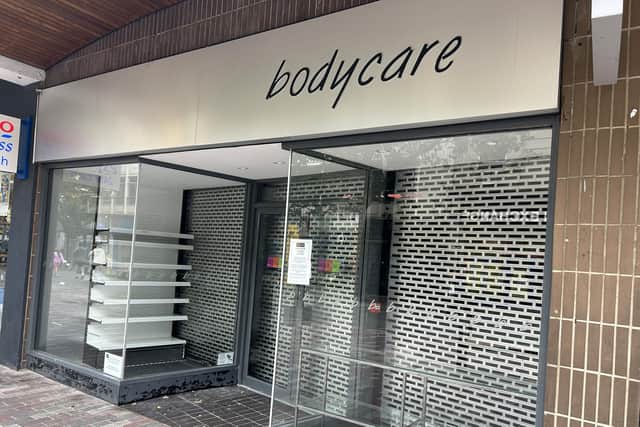 With signs put up in the windows of Bodycare in Abington Street to say everything must go, the store closed its doors for the final time last Thursday evening (September 18).
