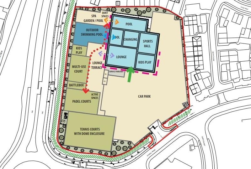 Plans have recently been submitted to build a David Lloyd leisure club on land just off the A43 in Overstone Leys, opposite Aldi.