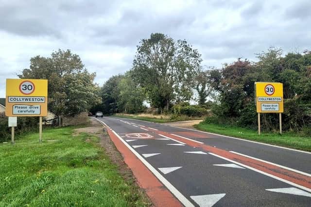 The unmarked van was in Collyweston on Friday (February 24). Photo: Safer Roads Team.