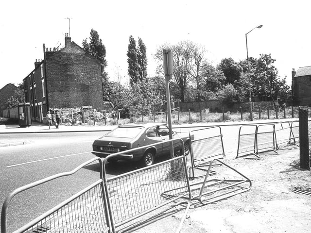 Old Wellington Street site circa 1978 (Now edge of Notre Dame Mews)