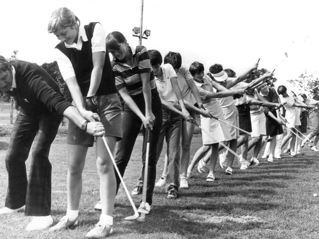 Delapre Golf Complex Juniors practice 1982