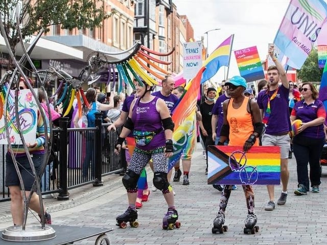 Scenes from Northampton Pride 2021 — Pride Month kicks off on Wednesday (June 1) with the big event set for the Market Square on Sunday, June 26