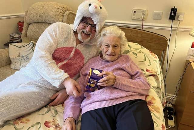 Easter Bunny Visits Home