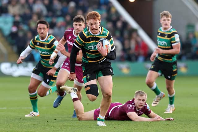 George Hendy scored twice for Saints against Sale Sharks (photo by David Rogers/Getty Images)