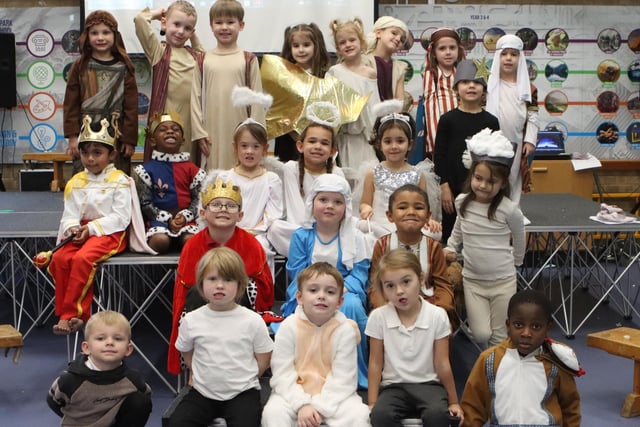 Reception at Hunsbury Park Primary School performed The Big Little Nativity.