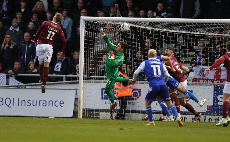 Rovers found dangerous positions but good work by his defenders ensured he did not need to make any particularly difficult saves. There were no mistakes and his handling was secure. Kicked erratically at times. Looks confident and assured for someone so young... 7