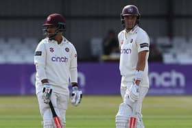 Northants pair Saif Zaib (left) and James Sales have been named in the Professional County Club Select squad to play Pakistan this week