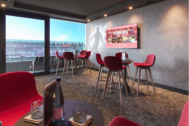 CGI of how the new executive boxes would look in the new east stand at Sixfields