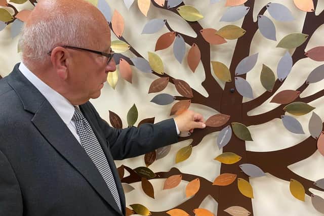 The Memory Tree at the hospice