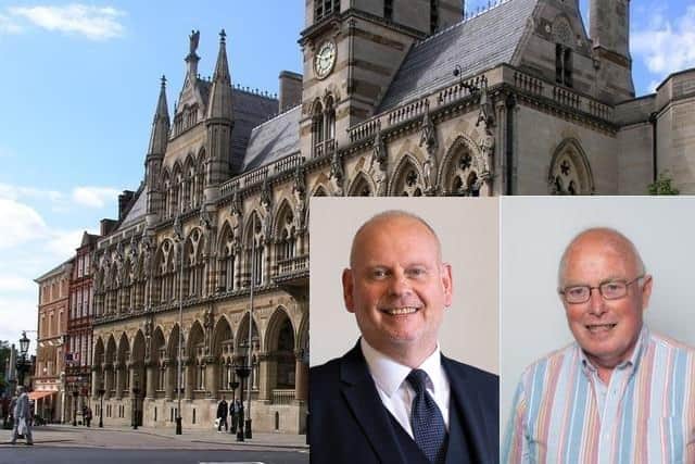WNC has £83m in unspent section 106 money, this newspaper can exclusively reveal. Leader of the council Jonathan Nunn (left), cabinet member for finance Malcolm Longley (right).