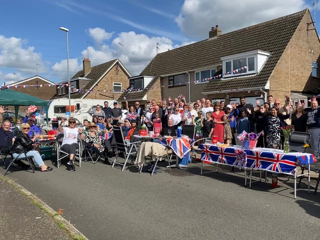 Barnard Close, in Duston, knows how to throw a party! Their celebrations on Sunday, May 7 not only marked the coronation of King Charles but their raffle also raised money for Breast Cancer Now.