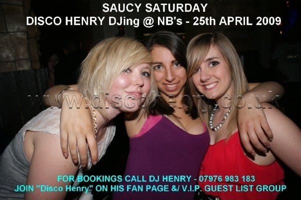 Nostalgic pictures from a 'saucy Saturday' night out at NB's 14 years ago
