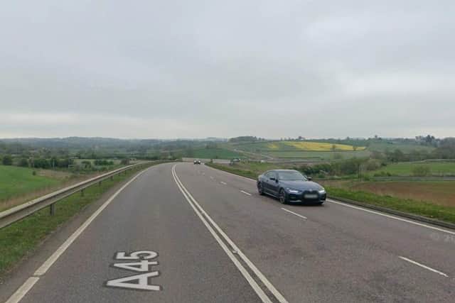 The collision happened at about 5.55pm on Thursday November 20, on the A45 near the Weedon bypass in Daventry. It involved a silver Volkswagen Golf and a grey BMW 420D travelling in opposite directions.