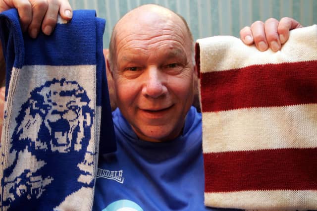 Northampton Mayor, Colin Lill, is a Millwall supporter. He is pictured here ahead of a game between Cobblers and Millwall.