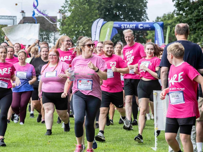 Pretty Muddy events took place in Abington Park on Saturday July 29, 2023.