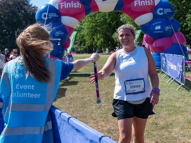 Runners taking part in the Race For Life at Abington Park in Northampton on Sunday, July, 12, 20026. Photo by David Jackson.