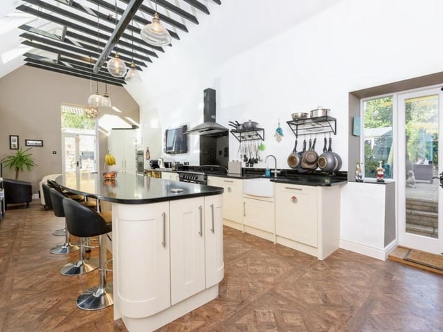 This traditional home is one of the most expensive on the market in the county right now.
