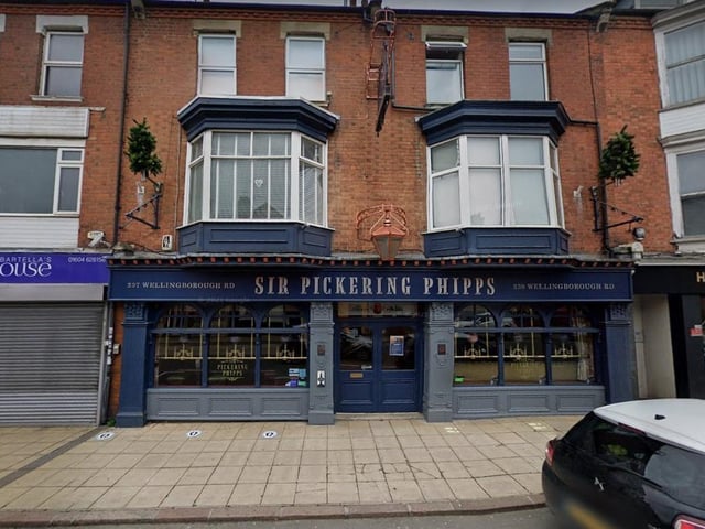Sir Pickering Phipps at 237 Wellingborough Road. Last inspected: 20 August 2019