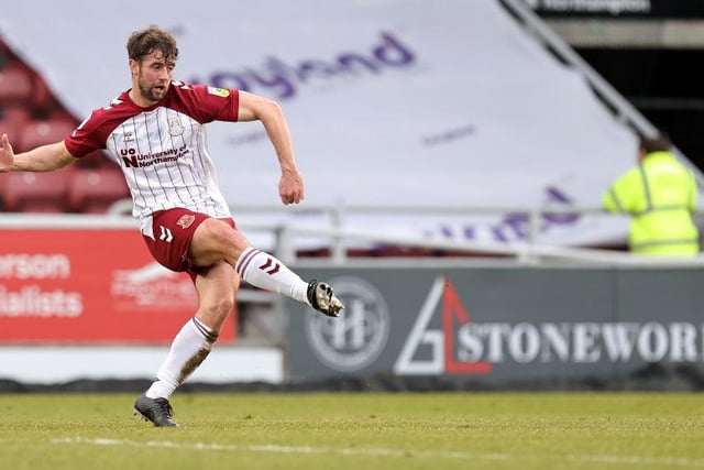 Excellent first-half when virtually everything seemed to go through him. Recycled the ball and kept possession well. Couldn't exert the same level of control during a second period in which Cobblers struggled to gain a foothold... 7.5