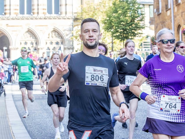 Hundreds of runners took part in the half marathon on Sunday September 15, 2024.