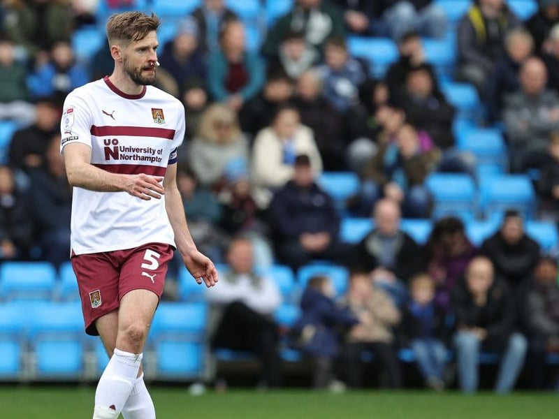 He too defended well and Cobblers' back four were barely troubled for 70 minutes but they paid the price for two lapses... 6.5